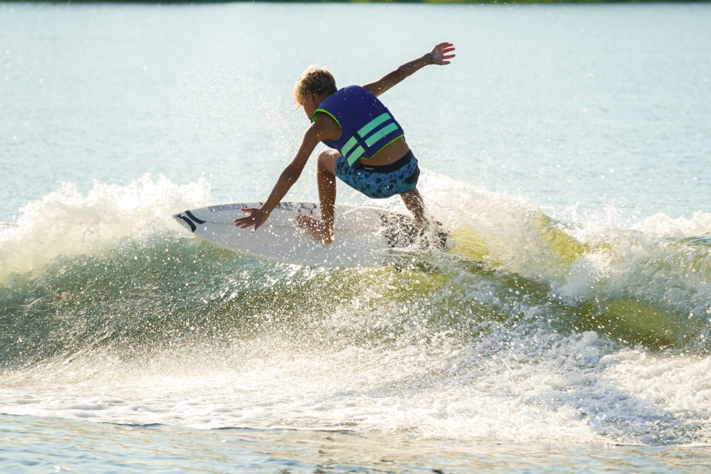 lifevest on wakesurfer